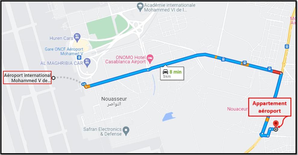 Appartement Aeroport Casablanca Nouaceur Ngoại thất bức ảnh