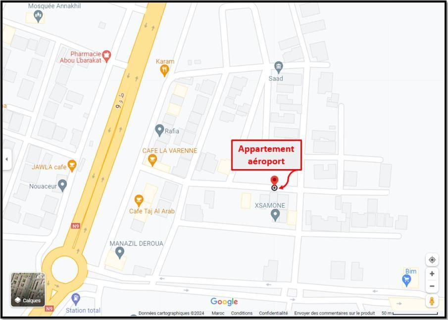 Appartement Aeroport Casablanca Nouaceur Ngoại thất bức ảnh